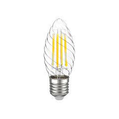 Лампа филаментная LED CT35 свеча вит. 5Вт 230В 4000К E27 серия 360° IEK