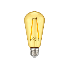 Лампа филаментная LED ST64 золото 8Вт 230В 2700К E27 серия 360° IEK