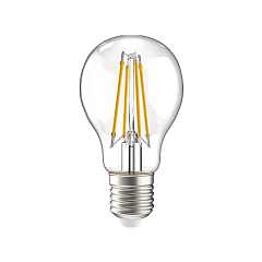 Лампа филаментная LED A60 шар прозр.  9Вт 230В 6500К E27 серия 360° IEK