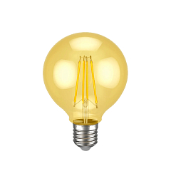 Лампа филаментная LED G95 шар золото 8Вт 230В 2700К E27 серия 360° IEK