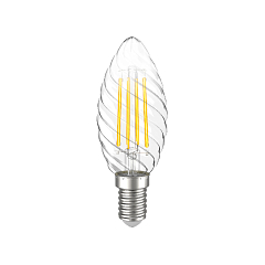 Лампа филаментная LED CT35 свеча вит. 5Вт 230В 4000К E14 серия 360° IEK