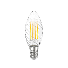 Лампа филаментная LED CT35 свеча вит. 5Вт 230В 3000К E14 серия 360° IEK