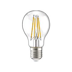 Лампа филаментная LED A60 шар прозр.  7Вт 230В 3000К E27 серия 360° IEK