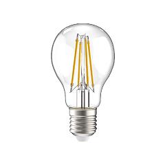 Лампа филаментная LED A60 шар прозр.  7Вт 230В 6500К E27 серия 360° IEK